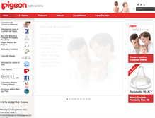 Tablet Screenshot of bebepigeon.com
